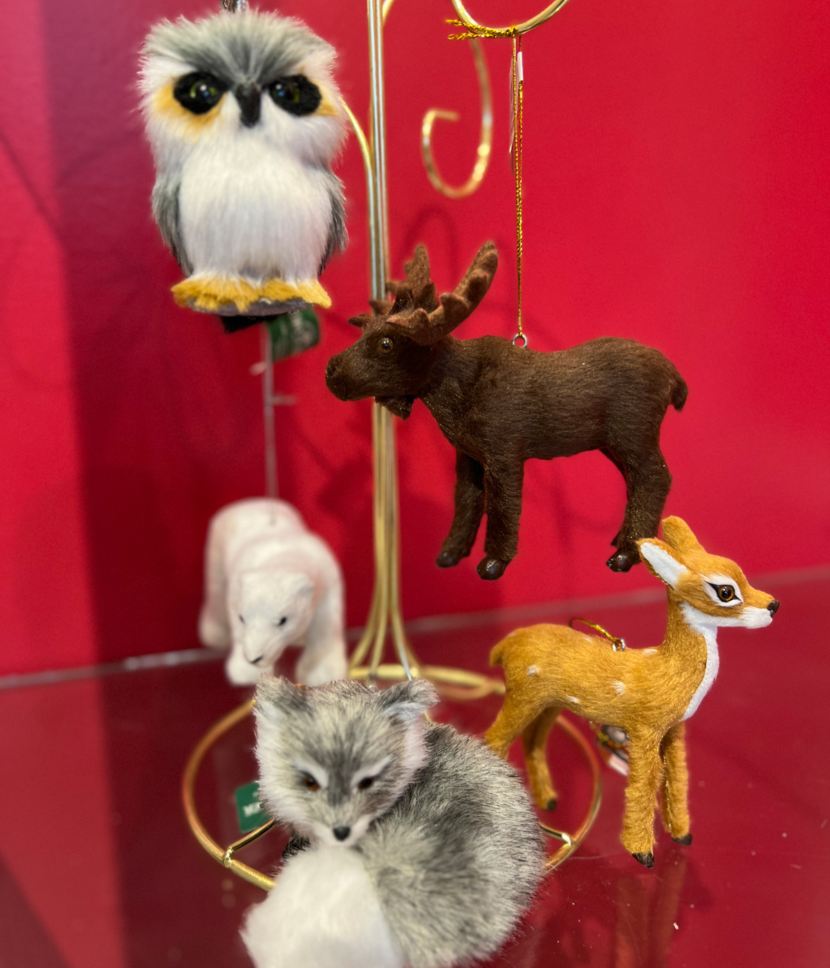 Forest Animals featuring a Moose, Deer, Owl and a bear