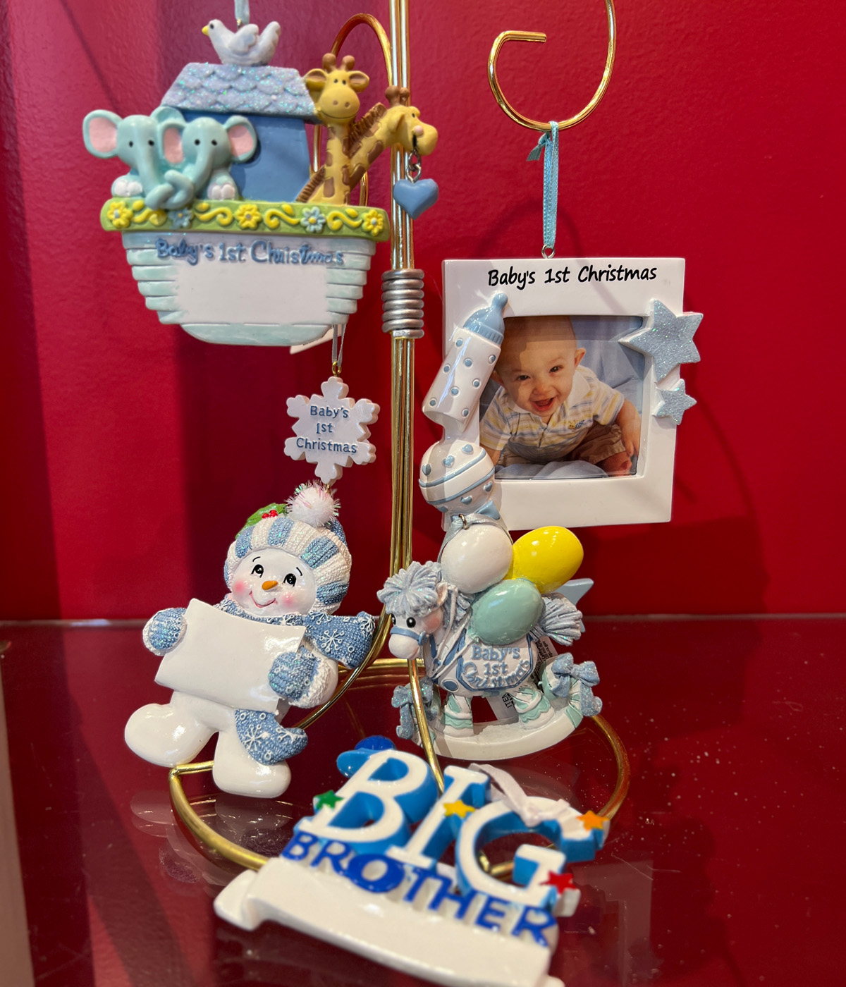 Baby Ornaments featuring a Big Brother, Frame, Doll etc